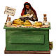 Sprzedawczyni makaronu przy stoisku, szopka z Neapolu, 12cm s1
