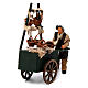 Vendedor de cestas com carrinho presépio de Nápoles 12 cm s2