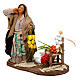 Venditrice di frutta e verdura per presepe napoletano 12 cm s2