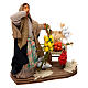 Venditrice di frutta e verdura per presepe napoletano 12 cm s3