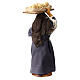 Femme qui porte le pain pour crèche napolitaine 12 cm s4