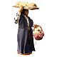 Woman Carrying Bread Neapolitan nativity 12 cm s3