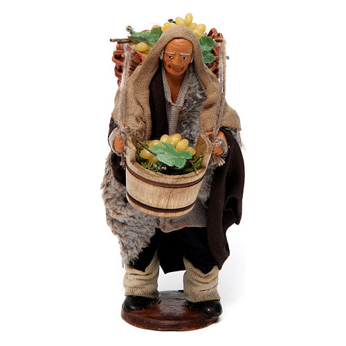 Man with egg baskets Neapolitan Nativity Scene 12 cm 1