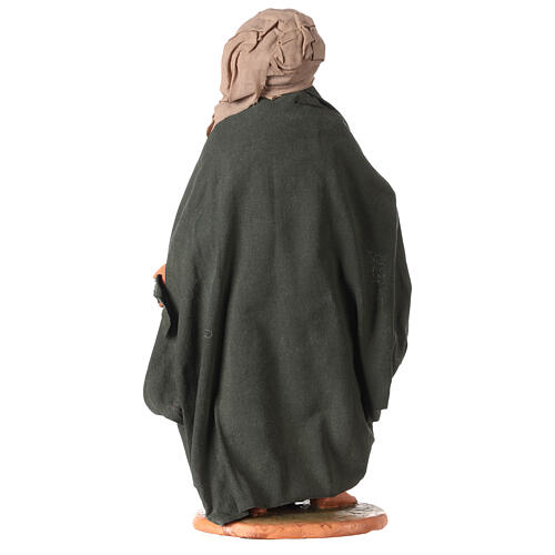 Homme âgé avec cape pour crèche napolitaine de 30 cm 5