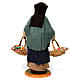 Mulher com cestas de fruta para presépio napolitano com peças de 30 cm de altura média s4
