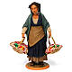 Woman with Fruit Baskets for Neapolitan nativity 30 cm s1