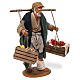 Hombre con dos cestas de fruta y verdura para belén napolitano 30 cm de altura media s3