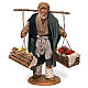Homem com duas cestas de frutas e verduras para presépio napolitano com peças de 30 cm de altura média s1
