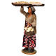 Woman with Bread Basket for Neapolitan nativity 30 cm s2