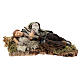 Sleeping shepherd for Neapolitan Nativity Scene 30 cm s1