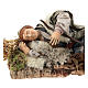 Sleeping shepherd for Neapolitan Nativity Scene 30 cm s2