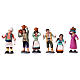 Personaggi presepe terracotta 10 cm presepe napoletano set 36 pz s2