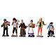 Personaggi presepe terracotta 10 cm presepe napoletano set 36 pz s4