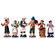 Personaggi presepe terracotta 10 cm presepe napoletano set 36 pz s6