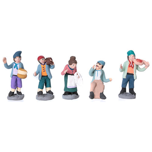 Set 40 Krippenfiguren 4cm neapolitanische Krippe 2