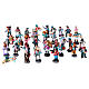 Figurines for Neapolitan Nativity Scene 40 pieces real height 4 cm s1