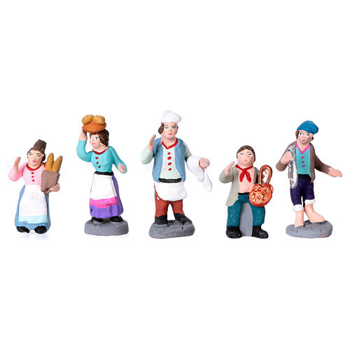 Santons pour crèche hauteur réelle 4 cm crèche napolitaine set 40 pcs 7