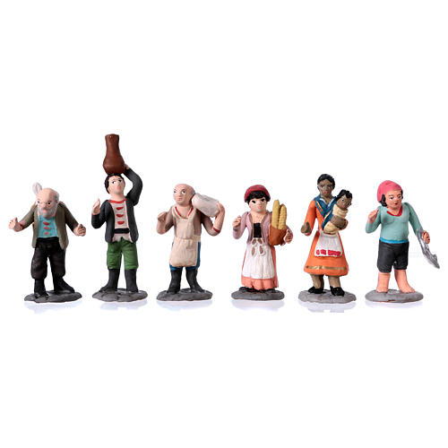 Statue presepe terracotta h reale 7 cm presepe napoletano 36 pz 3