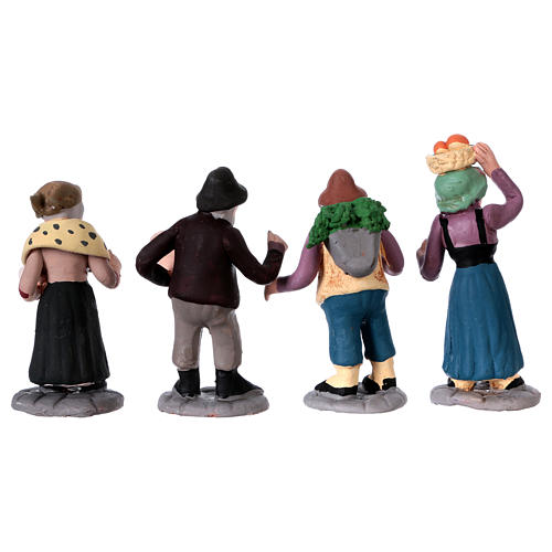 Statue presepe terracotta h reale 7 cm presepe napoletano 36 pz 9
