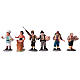 Statue presepe terracotta h reale 7 cm presepe napoletano 36 pz s6
