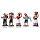 Figuras para presépio terracota altura real 7 cm presépio napolitano 36 peças s2