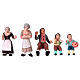 Figuras para presépio terracota altura real 7 cm presépio napolitano 36 peças s8