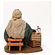 Homem sentado com galinheiro para presépio napolitano com figuras de 24 cm de altura média s5