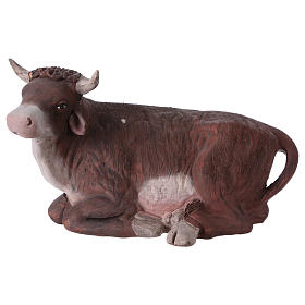 Belén napolitano: Buey 30 cm de altura media belén napolitano terracota Belén napolitano: Buey 30 cm de altura media belén napolitano terracota