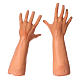 Cabeça mãos pés São José para presépio com figuras de 35 cm altura média s4
