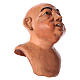 Körperteile-Set aus Terrakotta, Mann ohne Haare, für 35 cm Krippe s3