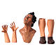 Körperteile-Set aus Terrakotta, Erstaunter Hirte, für 35 cm Krippe s1