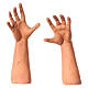 Körperteile-Set aus Terrakotta, Erstaunter Hirte, für 35 cm Krippe s4