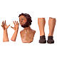 Körperteile-Set aus Terrakotta, junger Hirte, für 35 cm Krippe s1