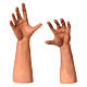 Set manos cabeza y pies belén napolitano 35 cm s4