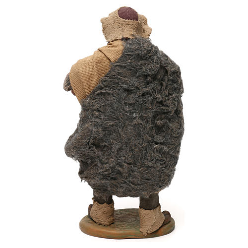 STOCK Shepherd with barrel, Neapolitan Nativity scene 18 cm 5