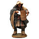 STOCK Shepherd with barrel, Neapolitan Nativity scene 18 cm s1
