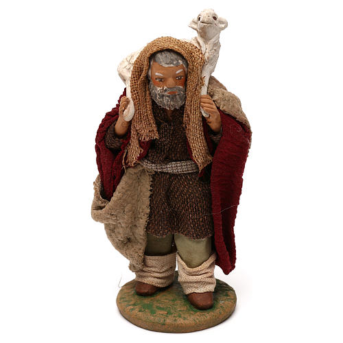 Figurine De Mouton Ciseaux Pour Crèche De Noël - Peinte à La Main, Polyresine, 7 Cm - Décoration De Table - 7