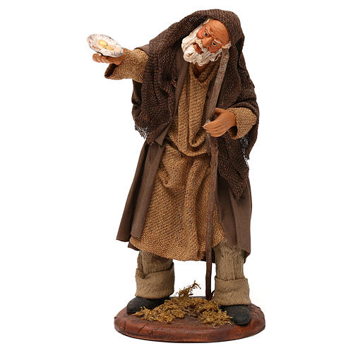 STOCK Beggar dressed in terracotta, 18 cm Neapolitan nativity 1