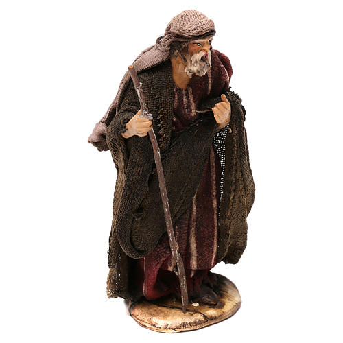 STOCK San Giuseppe vestito extra terracotta 10 cm presepe napoletano 3