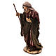 STOCK St Joseph extra dressed in terracotta, 10 cm Neapolitan nativity s2
