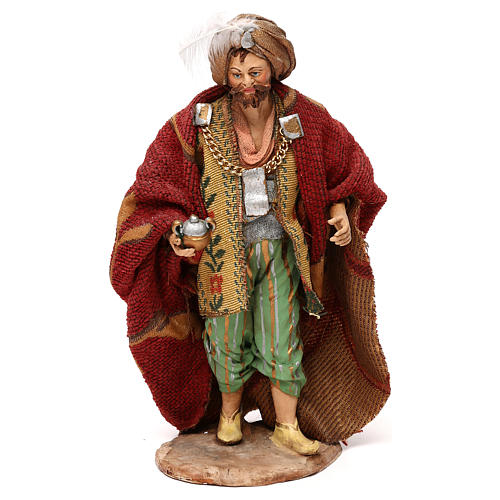 STOCK Serie Reyes Magos vestidos extra de terracota cm 20 belén napolitano 5