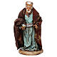 STOCK 3 Wise Men extra dressed in terracotta, 20 cm Neapolitan nativity s6