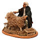 STOCK Man grooming sheep, Neapolitan Nativity scene 14 cm s3