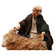 STOCK Tosatore vestito terracotta di 14 cm presepe napoletano s2