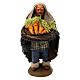 STOCK Man with carrot basket, Neapolitan Nativity scene 10 cm s1