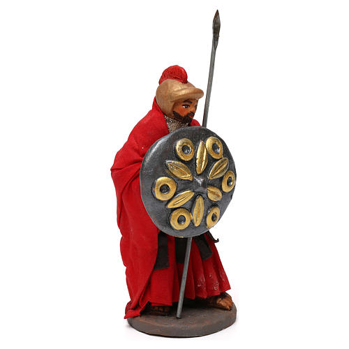 STOCK Roman soldier dressed in terracotta, 10 cm Neapolitan nativity 3