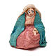 STOCK Madonna vestita in terracotta di 4 cm Presepe Napoletano s1