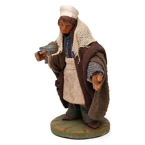 STOCK Cuoco vestito in terracotta 10 cm Presepe Napoletano 2