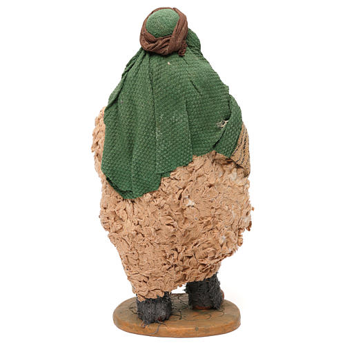 STOCK Berger avec fruits en terre cuite 30 cm crèche Naples 5