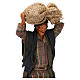 STOCK Uomo con sacchi vestito in terracotta 18 cm presepe napoletano s2